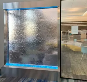 Enclosed Water Wall at Carol Stream Public Library