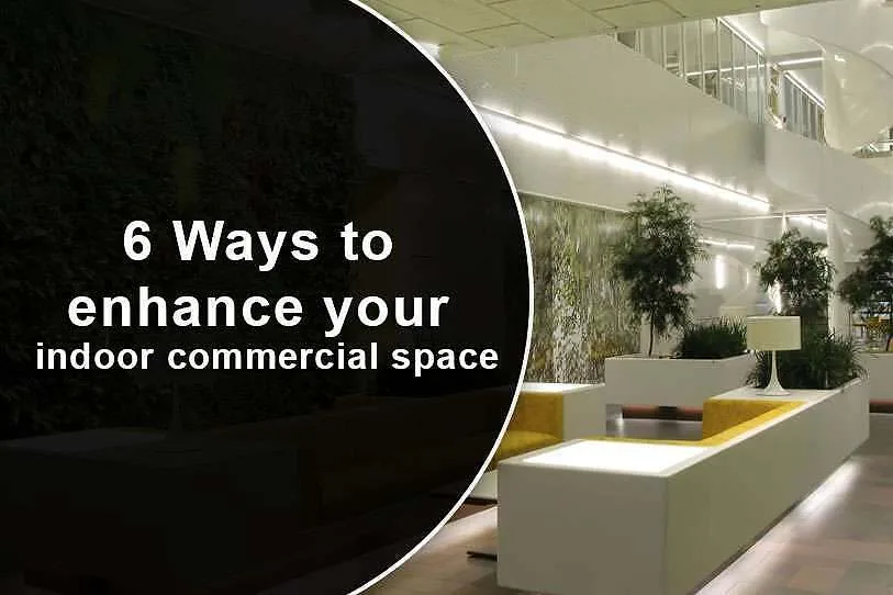 6 Ways to enhance your indoor commercial space