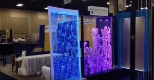 Amazing Rain Curtain and Bubble Wall Display