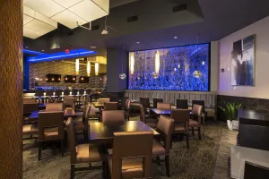 Bubble Wall-Rod Peg Style-Swirley at Kona Grill Fairfax, Virginia