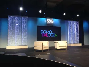 BubbleWalls on Stage for Domo_Palooza_Event