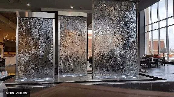 Custom Glass Water Walls & Indoor Waterfalls-Unique Indoor Water Walls-Amazing, You Must See!