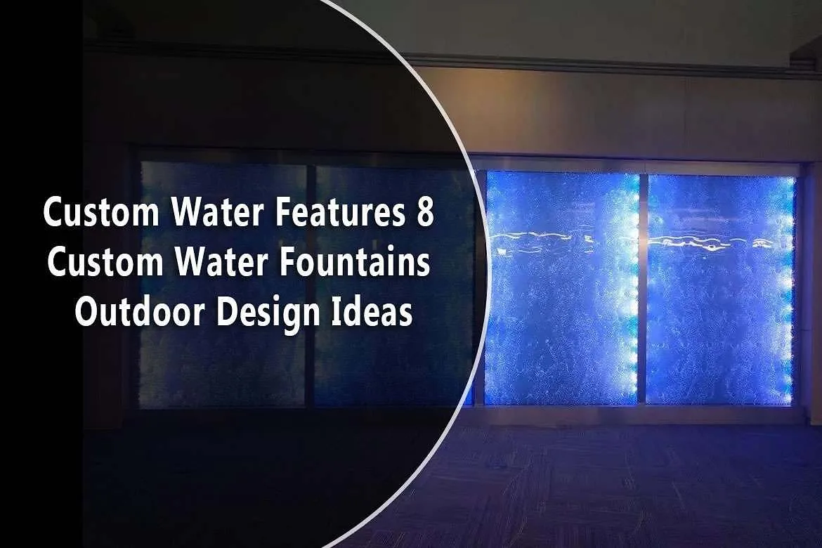 Custom Water Features 8 Custom Water Fountains Outdoor Design Ideas