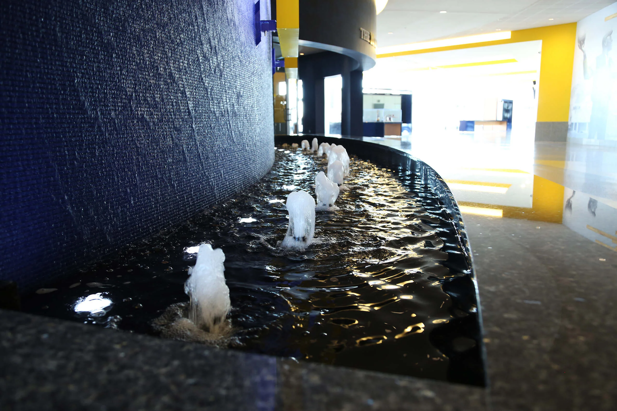 Video Giant Lobby Water Wall Feature