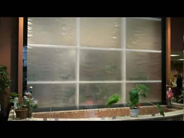 Video Midwest Tropical Water Feature - Living Water Community Church, clear acrylic piece (3).mpg