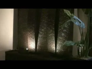 Video Midwest Tropical Water Feature – Brown.Copper Speckeled Acrylic Piece (2).mpg