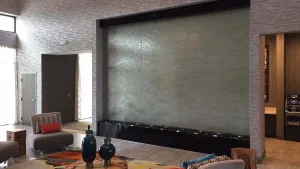 Video Custom Water Wall-Indoor Glass Lobby Waterfall-Holiday Inn Houston, Texas